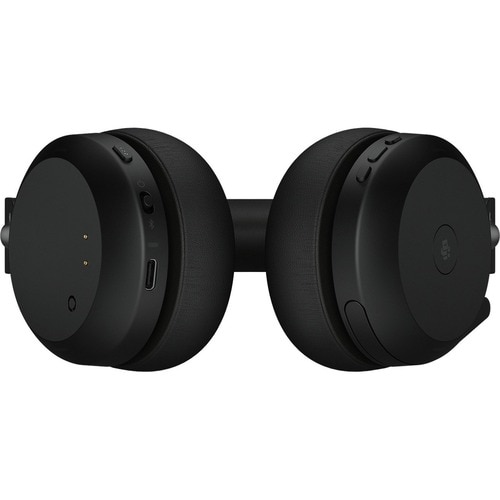 Jabra Evolve2 75 Wireless On-ear Stereo Headset - Black - Binaural - Ear-cup - 3000 cm - Bluetooth - 20 Hz to 20 kHz - MEM