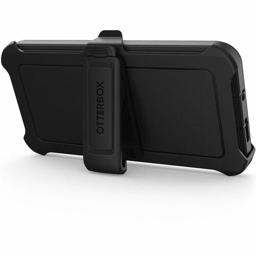 OtterBox Defender Rugged Carrying Case (Holster) Samsung Galaxy A55 5G Smartphone - Black - Drop Resistant, Dirt Resistant