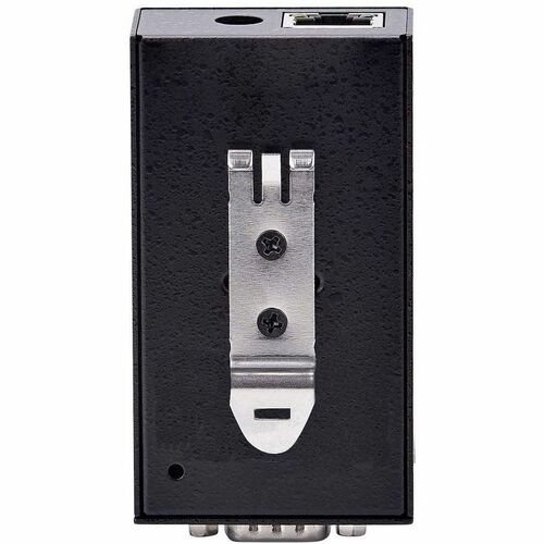 StarTech.com 1-Port Serial to Ethernet Adapter, 802.3af PoE Powered Serial Device Server, Wall/DIN Rail Mount, LAN To DB9 