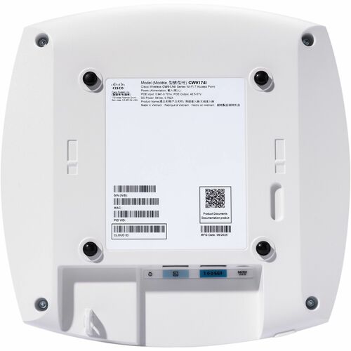 Cisco CW9174I Triband Wi-Fi 7 IEEE 802.11a/b/g/n/ac/ax/be/d/h/i 17,50 Gbit/s Drahtloser Access Point - Innen - 2,40 GHz, 5