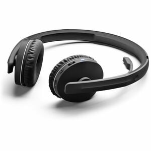 EPOS ADAPT Kabellos Auf den Ohren, Kopfbügel Stereo Headset - Schwarz - Microsoft-Teams-Zertifizierung - Binaural - Ohrauf