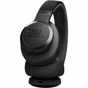 JBL Live 770NC Wireless Over-the-head, Over-the-ear Stereo Headset - Black - Alexa - Binaural - Circumaural - Bluetooth - 