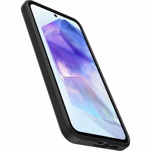 OtterBox React Case for Samsung Galaxy A55 Smartphone - Black - Drop Resistant, Scrape Resistant - Plastic - Wireless Char