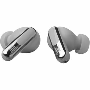 JBL Live Beam 3 True Wireless Earbud Stereo Earset - Silver - Binaural - Bluetooth - 16 Ohm - 20 Hz to 40 kHz - Noise Canc
