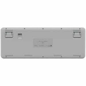 Logitech Amber K98M 键盘 - 无线 连接 - A 型 USB 接口 - 英文 - 珍珠白 - 机械 按键开关 - Bluetooth/RF - 2.40 GHz - 98 Key(s) - Windows 10, Windo