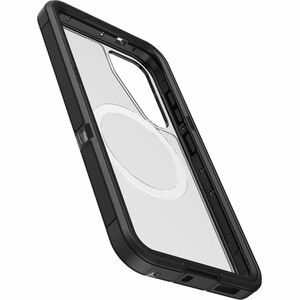 OtterBox Defender Series XT Rugged Case for Samsung Galaxy S25 Smartphone - Dark Side (Clear/Black) - Drop Resistant, Shoc