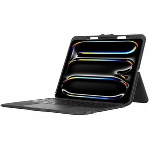 Targus VersaVu THZ989NO Tastatur/Cover (Folie) für 33 cm (13 Zoll) Apple iPad Pro 13 (2024) Tisch - Schwarz - Thermoplasti