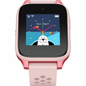 TCL MOVETIME MT46X Smartwatch - Kinder - Pink Body Color - Wireless LAN - 4G - Kamera, Push-Benachrichtigung, SMS, Alarm, 