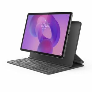Lenovo Tastatur/Cover (Folie) Tablet - Luna Gray - Polyurethan Außenmaterial - 259 mm Höhe x 395,5 mm Breite x 5,5 mm Tiefe