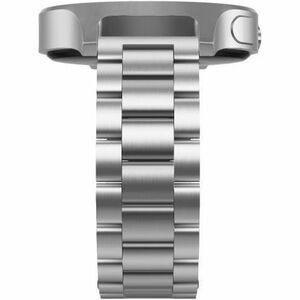 Motorola Mobility moto watch Smart Watch - Round Case Shape - Matte Silver Body Color - PANTONE Herbal Garden Band Color -