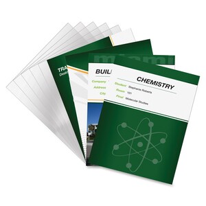 Fellowes Crystals Letter-Size Ultra Clear Binding Covers - 11" Height x 8.5" Width x 5 mil Thickness - For Letter 8 1/2" x