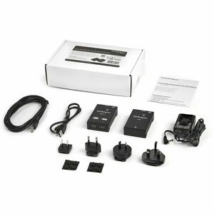 StarTech 4 Port USB 2.0-Over-Cat5-or-Cat6 Extender, up to 130ft (40m), TAA - Connect four USB 2.0 devices away from your c