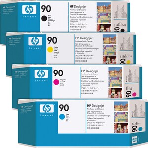 HP 90 (C5054A) Original Inkjet Printhead - Single Pack - Black - 1 Each - Inkjet - 1 Each