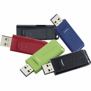 32GB Store 'n' Go® USB Flash Drive - 5pk - Assorted - 32GB - 5pk - Assorted