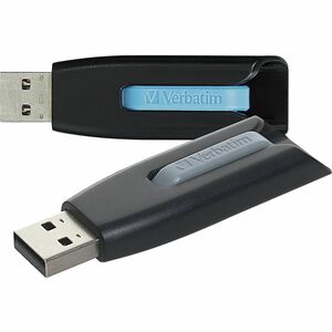 128GB Store 'n' Go® V3 USB 3.2 Gen 1 Flash Drive - 2pk - Blue, Gray - 128GB - 2pk - Blue, Gray