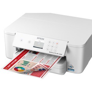 Epson WorkForce Pro WF-C4310 Desktop Wireless Inkjet Printer - Color - 4800 x 1200 dpi Print - Automatic Duplex Print - 25