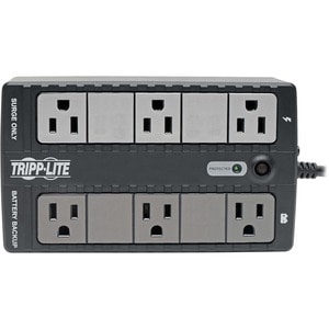 Tripp Lite by Eaton 350VA 210W Standby UPS - 6 NEMA 5-15R Outlets, 120V, 50/60 Hz, USB, 5-15P Plug, Desktop/Wall Mount - U