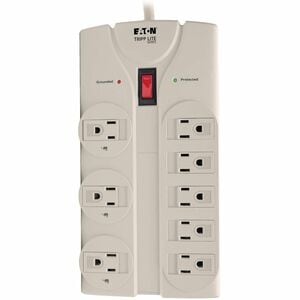 Eaton Tripp Lite Series Protect It! 8-Outlet Surge Protector, 8 ft. Cord with Right-Angle Plug, 1440 Joules, Diagnostic LE