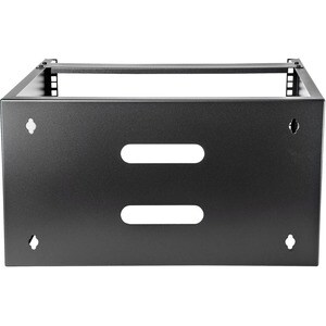 StarTech.com 6U Wall Mount Rack, 14in Deep, 19 inch Wall Mount Network Rack, Wall Mounting Patch Panel Bracket for Switch/