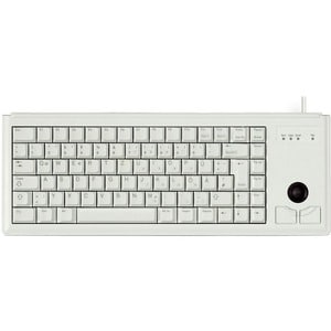 CHERRY ML 4420 Wired Keyboard - Compact,Pale Gray,Integrated Trackball