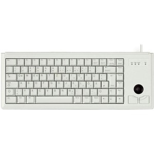 CHERRY ML 4420 Wired Keyboard - Compact,Pale Gray,PS/2, Integrated Trackball