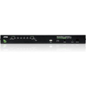 Aten CS1708A 8-Port PS/2 USB KVM Switch-TAA Compliant - 8 x 1 - 8 x SPHD-15 Keyboard/Mouse/Video - 1U - Rack-mountable