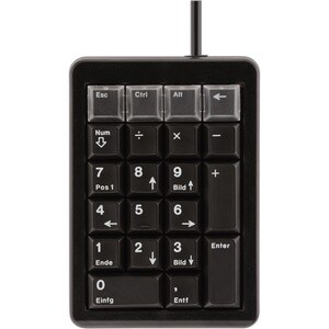 CHERRY G84-4700 Keypad - Cable Connectivity - USB Interface - English (US) - Black - ML Keyswitch - 20 Key(s)