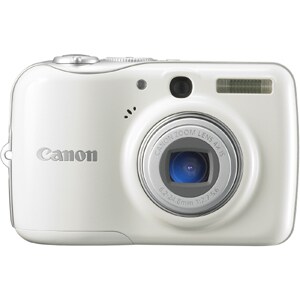 Canon PowerShot E1 10 Megapixel Compact Camera - White - 6.9 cm (2.7")LCD - Optical Viewfinder - 4x Optical Zoom - 4x Digi