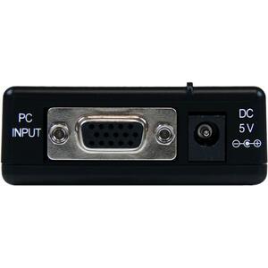 StarTech.com High Resolution VGA to Composite (RCA) or S-Video Converter - PC to TV - VGA - NTSC
