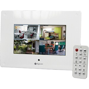 Digicom 8E4383 177.8 mm (7.0") Class WVGA LCD Monitor - 16:9 - 17.8 cm (7") Viewable - 800 x 480