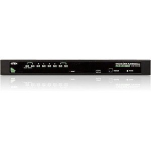 Aten CS1308 KVM Switch - 8 x 1 - 8 x SPHD-15 Keyboard/Mouse/Video - 1U - Rack-mountable