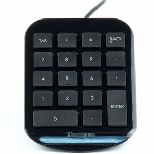 Targus AKP10EU Keypad - Cable Connectivity - USB Interface - Black, Grey - Windows XP, Windows Vista, Windows 7, Windows 8