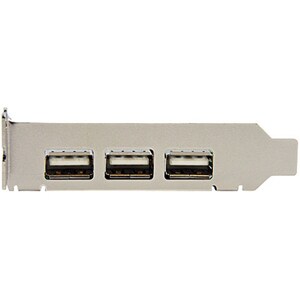 StarTech.com 4-port PCI Express LP USB Adapter Card - 3 x 4-pin Type A Female USB 2.0 USB External