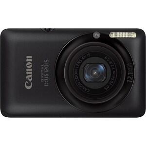 Canon Digital IXUS 120 IS 12.1 Megapixel Compact Camera - Black - 6.9 cm (2.7")LCD - 4x Optical Zoom - 4x Digital Zoom - 4