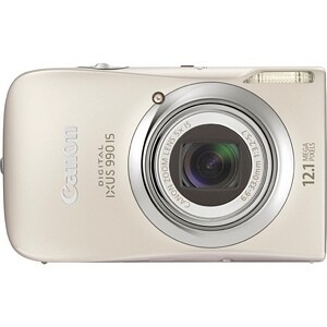 Canon Digital IXUS 990 IS 12.1 Megapixel Compact Camera - Silver - 7.6 cm (3")LCD - 5x Optical Zoom - 4x Digital Zoom - 40