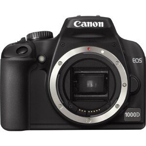 Canon EOS 1000D 10.1 Megapixel Digital SLR Camera Body Only - Black - CMOS Sensor - 6.4 cm (2.5")LCD - 3888 x 2592 Image