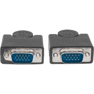 Manhattan Cable para monitor SVGA - Extremo Secundario: 1 x 15-pin HD-15 - Male - Apantallado - Níquel, Níquel Conector ch