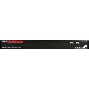StarTech.com 8 Port Rackmount USB PS/2 Digital IP KVM Switch - Control up to 8 USB or PS/2 computers remotely over an IP n