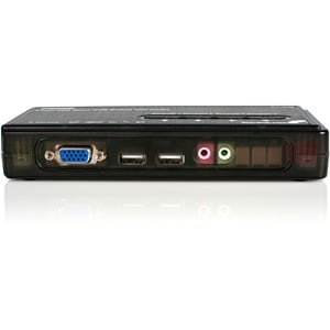 StarTech.com SV411KUSB - KVM / audio switch - USB - 4 ports - 1 local user - 4 Computer(s) - QXGA - 2048 x 1536 - 4 x USB 