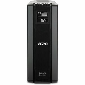APC Back-UPS Pro, 1500VA/865W, Tower, 120V, 10x NEMA 5-15R outlets, AVR, LCD, User Replaceable Battery - Tower - 8 Hour Re