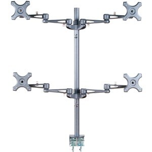 Neomounts Neomounts Pro FPMA-D935D4 Desk Mount for Flat Panel Display - Silver - Height Adjustable - 25.4 cm to 68.6 cm (2