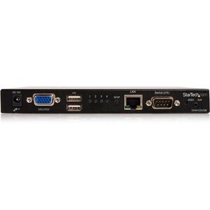 StarTech.com 4 Port USB VGA IP KVM Switch with Virtual Media - 4 Computer(s) - SVGA - 1920 x 1440 - 1 x Network (RJ-45) - 