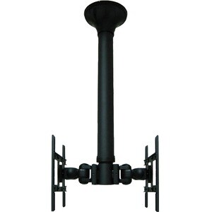 Neomounts Neomounts Pro FPMA-C200 Ceiling Mount for Flat Panel Display - Black - Height Adjustable - 25.4 cm to 101.6 cm (