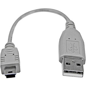 StarTech.com 15 cm Mini USB 2.0 Cable - A to Mini B - 0,15 meter - Optimum file transfer performance of your Mini-USB-equi