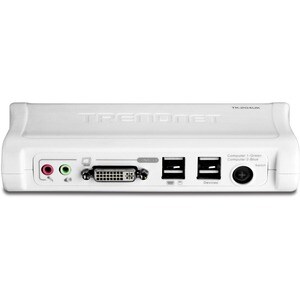 TRENDnet KVM-Switchbox - 2 Computer - WUXGA - 1920 x 1200 - 4 x USB - 3 x DVI
