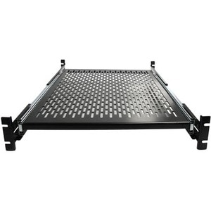 StarTech.com 2U 20 to 30in Adjustable Mounting Depth Vented Sliding Rack Mount Shelf - 50lbs / 22.7kg - 24in Deep - Increa