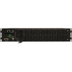 Tripp Lite PDU Switched 230V 32A 7.4kW 16 C13 Outlet IEC-309 Horizontal 2U TAA - 16 x IEC 60320 C13 - 7.36 kVA - 2U - Hori