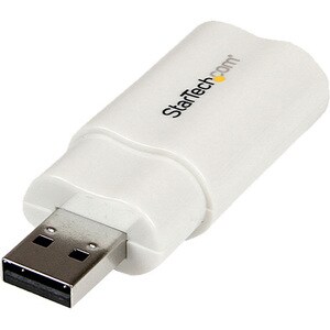 StarTech.com USB 2.0 to Audio Adapter - Sound card - stereo - Hi-Speed USB - 1 x Type A USB 2.0 USB Male - 1 x Mini-phone 