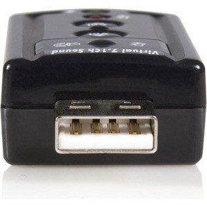 StarTech.com USB audio adapter - virtual 7.1 - external sound card - stereo audio - Turn a USB port into a virtual 7.1 cha