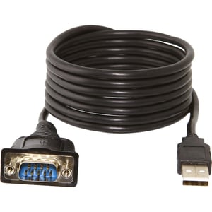 Sabrent USB to Serial Cable - 6 ft Serial Data Transfer Cable for Phone, PDA, Camera, Modem - First End: 1 x USB 2.0 Type 